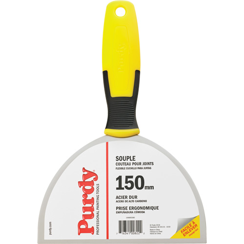 Contractor Flexible Joint Knife, High-Carbon Steel Blade, 6" Wide, Plastic Handle Planification Entrepots Molloy