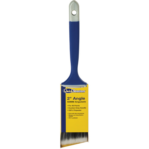Quick Solutions Angle Brush, Polyester, Plastic Handle, 2" Width Planification Entrepots Molloy