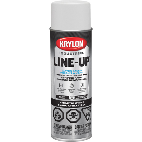 Industrial LINE-UP Athletic Field Striping Aerosol Paint, White, 18 oz., Aerosol Can Planification Entrepots Molloy