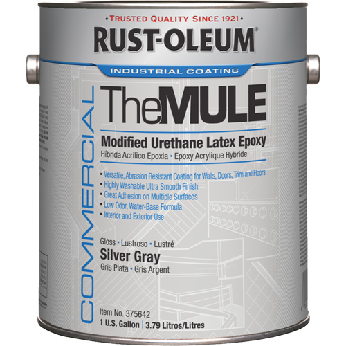 Modified Urethane Latex Epoxy, Silver Grey, Gallon Planification Entrepots Molloy