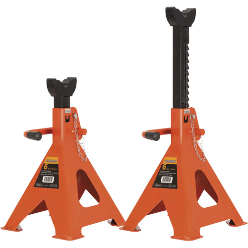 856A B&eacute;quilles de cric, Poign&eacute;e/rochet verrouillable, Capacit&eacute; de 6 tonne(s), 15-1/2" - 24" h Planification Entrepots Molloy