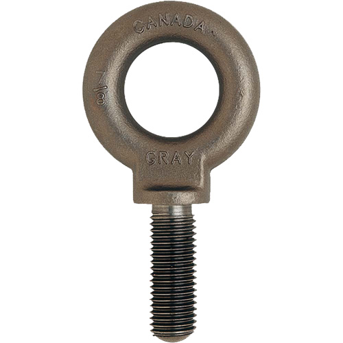 Eye Bolts, Uncoated Natural Finish, 1300lbs. (0.65 tons) Capacity Planification Entrepots Molloy