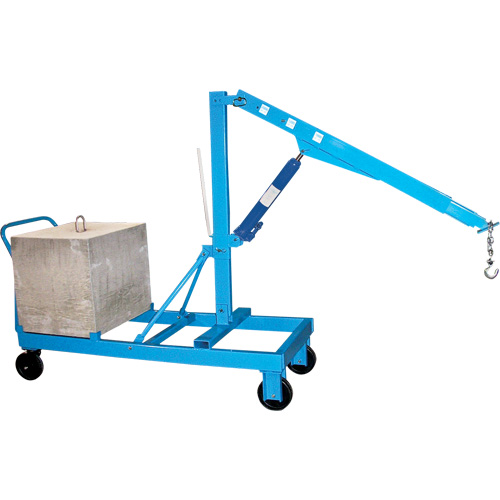 Floor Cranes - Reverse Boom, 8' Lift, 1000 lbs. (0.5 tons), 57" Arm, 78" H Planification Entrepots Molloy