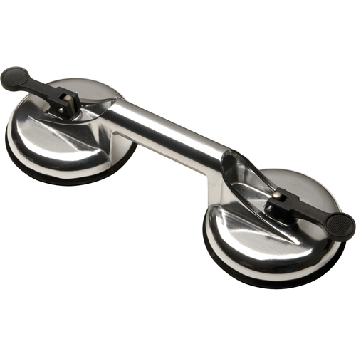 Manually Operated Hand Vacuum Cups - Double Handcup, 66 lbs. Capacity, 4-5/8", Lever, 13" Handle Length Planification Entrepots Molloy