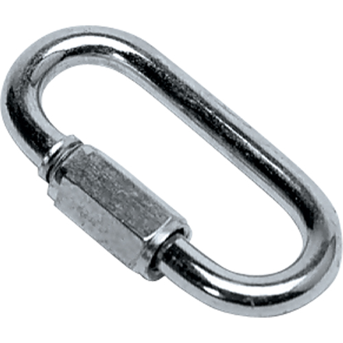 Zinc-Plated Quick Link, 880 lbs. (0.44 tons), 1/4" Planification Entrepots Molloy