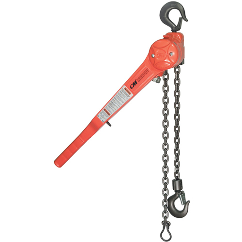 Lever Hoist - Series 640 Puller, 5' Lift, 1500 lbs. (0.75 tons) Capacity, Steel Chain Planification Entrepots Molloy