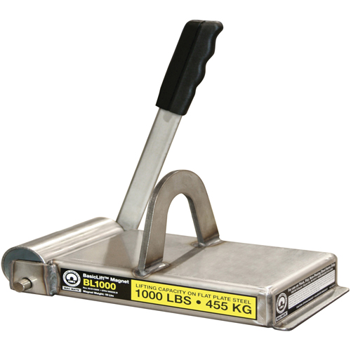 &eacute;lectro-aimants de levage de base, Capacit&eacute; de retenue 1000 lb (0,5 tonne), 11" lo x 5-5/8" la x 5-1/2" h Planification Entrepots Molloy