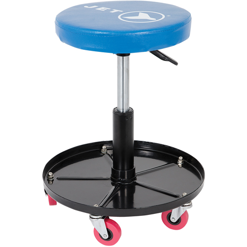 JMS-642A Adjustable Mechanic's Roller Seat, Vinyl, Blue, 300 lbs. Capacity Planification Entrepots Molloy