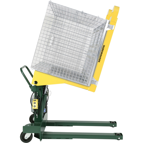 Basculeurs hydrauliques portable E-Z Reach, Bascule 85°, Capacit&eacute;e 4000 lb, 40" lo x 25-1/2" la Planification Entrepots Molloy