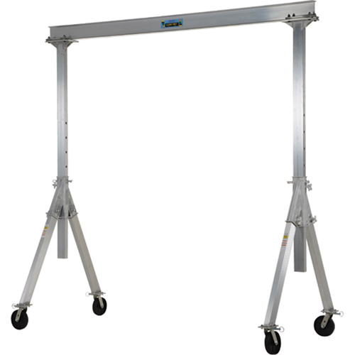 Grue mobile ajustable en aluminium, 10' lo, Capacit&eacute; 2000 lb (1 tonne) Planification Entrepots Molloy
