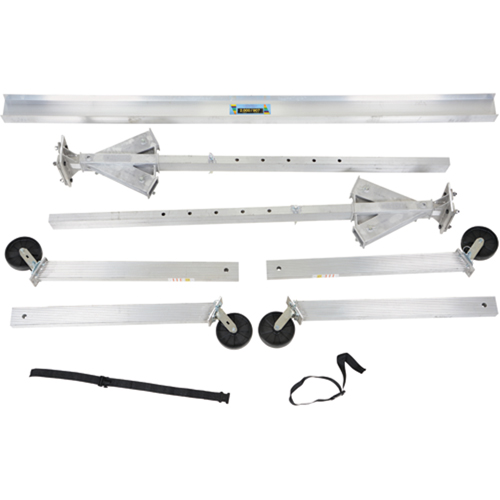 Grue mobile ajustable en aluminium, 12' lo, Capacit&eacute; 2000 lb (1 tonne) Planification Entrepots Molloy