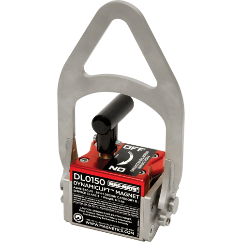 Aimants Dynamic Lift, Capacit&eacute; de retenue 150, 5" lo x 2" la x 9" h Planification Entrepots Molloy