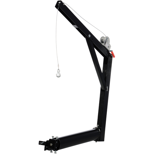 Hitch Mounted Truck Jib Crane, 600 lbs. (0.3 tons) Capacity, 84-5/8" Max. Clearance Planification Entrepots Molloy