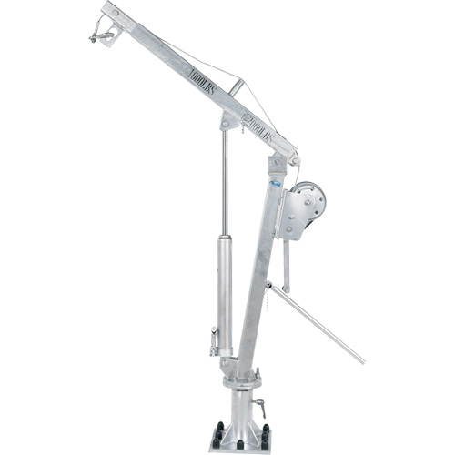 Grue &agrave; fl&egrave;che pour camion actionn&eacute;e par treuil, Capacit&eacute; de 1000 lb (0,5 tonne), Limite de 97" Planification Entrepots Molloy