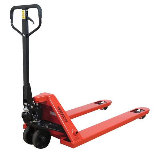 Pallet Truck, Steel, 48" L x 27" W, 5500 lbs. Capacity Planification Entrepots Molloy