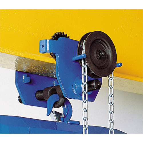 Chariot &agrave; avanc&eacute;e par chaîne Corso, 10 000 lb (5 tonnes) Capacit&eacute;, 3-1/2" - 8-2/3" Planification Entrepots Molloy