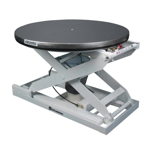 EZ Loader&reg; E Self-Levelling Pallet Positioner - Stainless Platform, 43" L x 43" W, 4000 lbs. Cap. Planification Entrepots Molloy