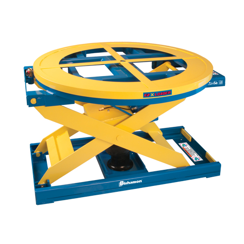 Positionneur pour palette &agrave; nivellement automatique EZ X Loader, 43" lo x 43" la, Capacit&eacute; 4000 lb Planification Entrepots Molloy