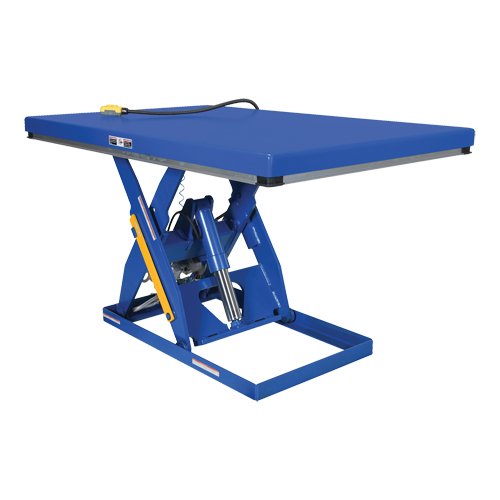 Hydraulic Scissor Lift Table, Steel, 48" L x 24" W, 3000 lbs. Cap. Planification Entrepots Molloy