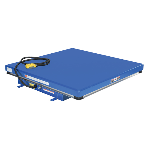 Hydraulic Scissor Lift Table, Steel, 48" L x 24" W, 3000 lbs. Cap. Planification Entrepots Molloy