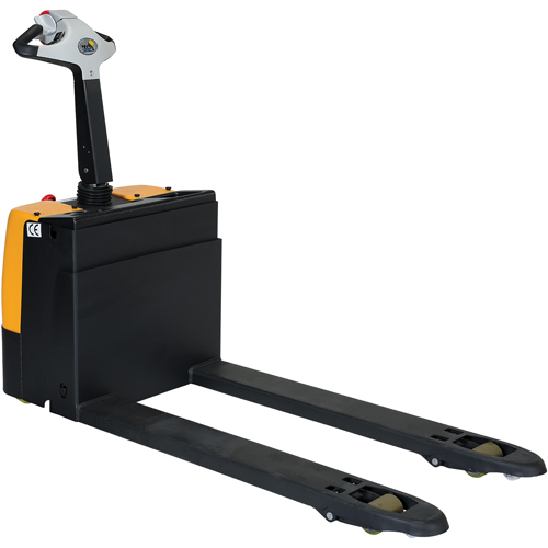 Fully Powered Electric Pallet Truck, 3300 lbs. Cap., 48" L x 28.25" W Planification Entrepots Molloy