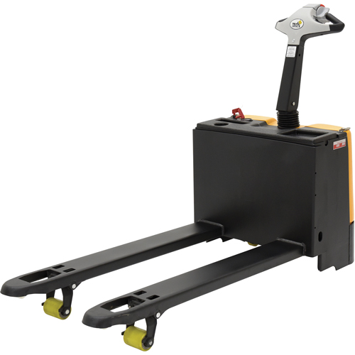 Fully Powered Electric Pallet Truck With  Scale, 3300 lbs. Cap., 48" L x 28.25" W Planification Entrepots Molloy