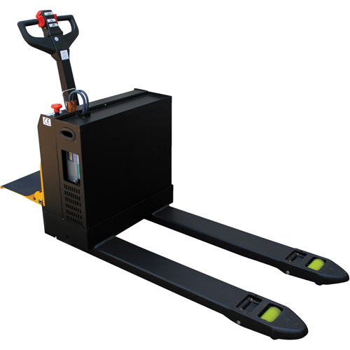 Fully Powered Electric Pallet Truck With  Stand-On Platform, 4500 lbs. Cap., 48" L x 30.25" W Planification Entrepots Molloy
