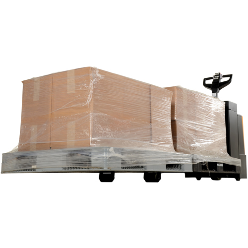 Fully Powered Electric Pallet Truck With  Stand-On Platform, 4500 lbs. Cap., 96" L x 30" W Planification Entrepots Molloy