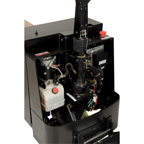 Fully Powered Electric Pallet Truck With  Stand-On Platform, 4500 lbs. Cap., 96" L x 30" W Planification Entrepots Molloy