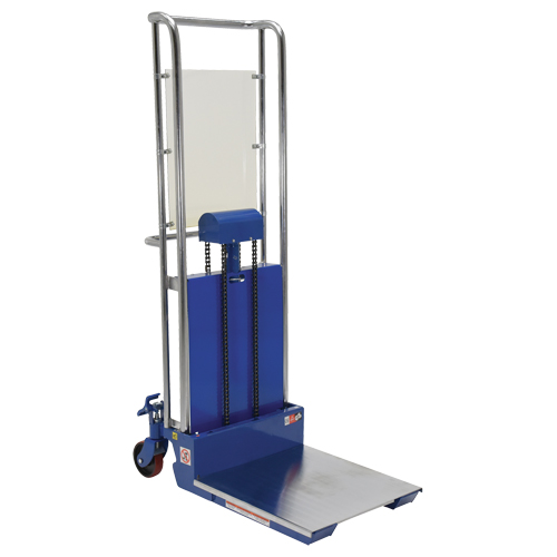 Gerbeur Hefti-Lift, M&eacute;canisme Pompe au pied, Capacit&eacute; de 880 lb, Levage max de 59" Planification Entrepots Molloy