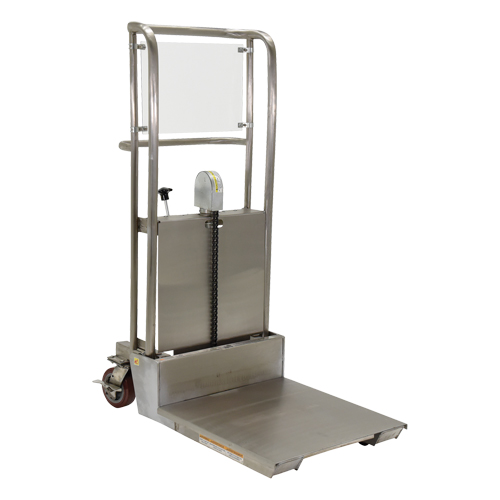 Gerbeur Hefti-Lift, M&eacute;canisme Pompe au pied, Capacit&eacute; de 450 lb, Levage max de 45-5/8" Planification Entrepots Molloy