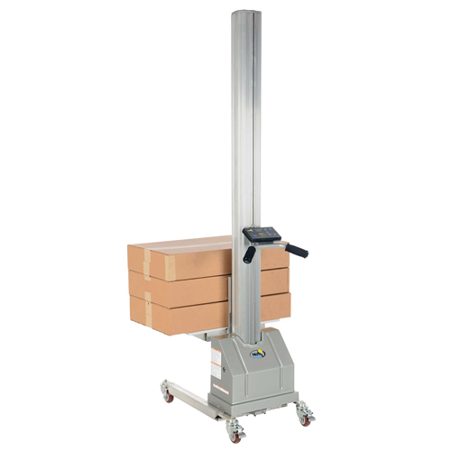 Gerbeur &agrave; levage rapide, M&eacute;canisme &eacute;lectrique, Capacit&eacute; de 125 lb, Levage max de 72" Planification Entrepots Molloy