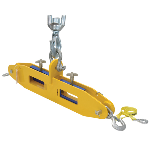 Forklift Lifting Beam, 7" x 2-1/2" Fork Pocket Planification Entrepots Molloy