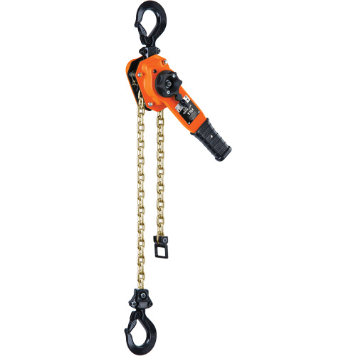 Series 653-A Ratchet Lever Hoist, 10' Lift, 3000 lbs. (1.5 tons) Capacity, Steel Chain Planification Entrepots Molloy