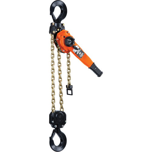 Series 653-A Ratchet Lever Hoist, 5' Lift, 12000 lbs. (6 tons) Capacity, Steel Chain Planification Entrepots Molloy
