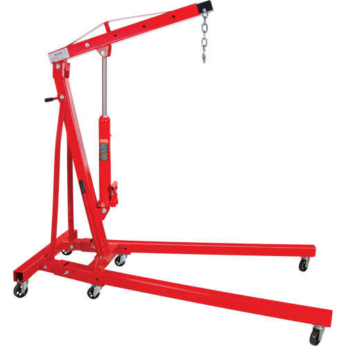 Folding Shop Crane, 4000 lbs. (2 tons) Capacity Planification Entrepots Molloy