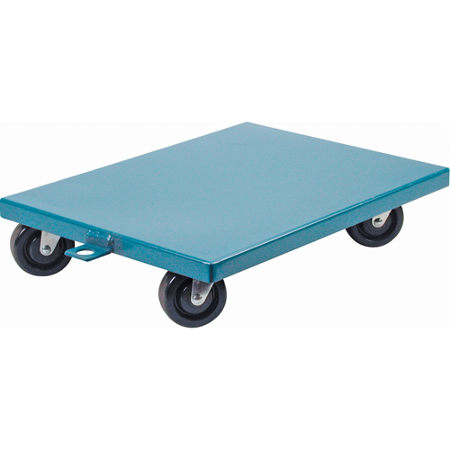 Plateaux roulants en acier, 18" la x 24" p x 7" h, Capacit&eacute; de 1200 lb Planification Entrepots Molloy