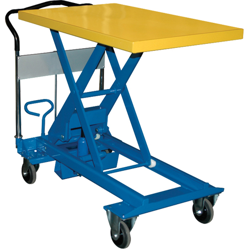 Dandy Lift Scissor Lift Table, 35-5/8" L x 23-3/5" W, Steel, 1100 lbs. Capacity Planification Entrepots Molloy