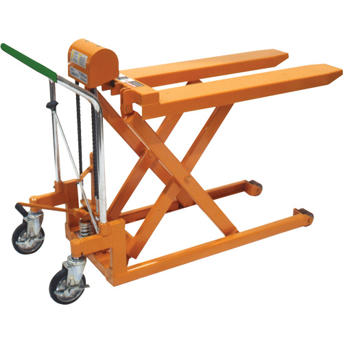 Dandy Lift Scissor Fork Lift Table, 37.1" L x 19.7" W, Steel, 1100 lbs. Capacity Planification Entrepots Molloy