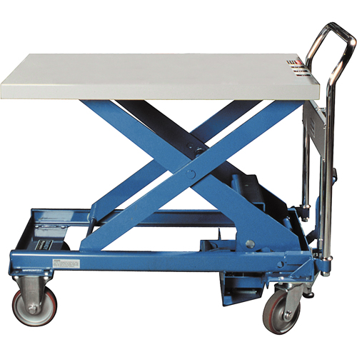Dandy Lift Scissor Lift Table, 28" L x 17-7/10" W, Steel, 330 lbs. Capacity Planification Entrepots Molloy