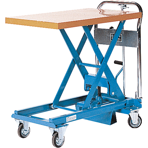 Dandy Lift Scissor Lift Table, 31-1/2" L x 19-7/10" W, Steel, 550 lbs. Capacity Planification Entrepots Molloy