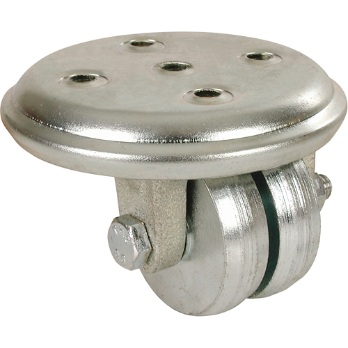 Low Level Casters, Swivel, 2" (51 mm), Cast Iron, 600 lbs. (272 kg.) Planification Entrepots Molloy