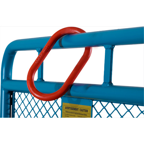 High Work Maintenance Platform, 36" W x 36" D x 72" H, 1000 lbs. Capacity, Steel Planification Entrepots Molloy