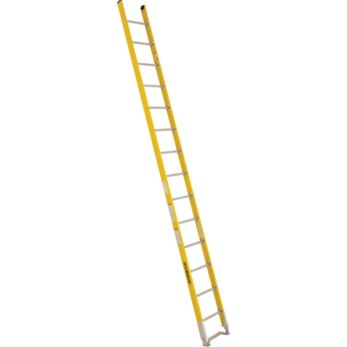 Single Section Straight Ladder - 6100 Series, 14', Fibreglass, 375 lbs., CSA Grade 1AA Planification Entrepots Molloy