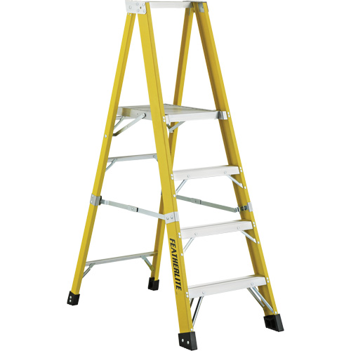 Industrial Heavy-Duty Platform Stepladders (6500 Series), 6', 300 lbs. Cap. Planification Entrepots Molloy