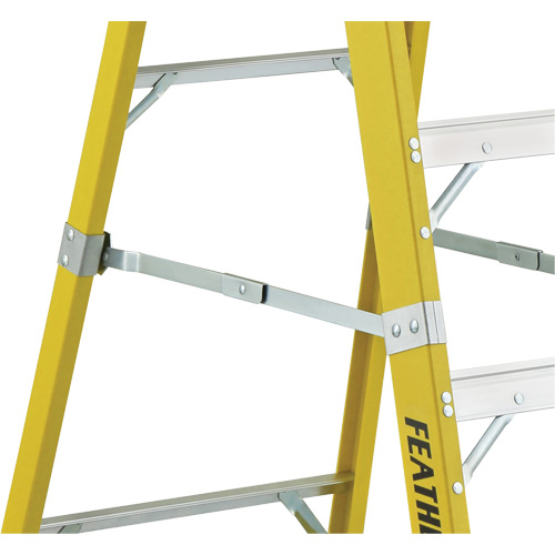 Industrial Heavy-Duty Platform Stepladders (6500 Series), 6', 300 lbs. Cap. Planification Entrepots Molloy