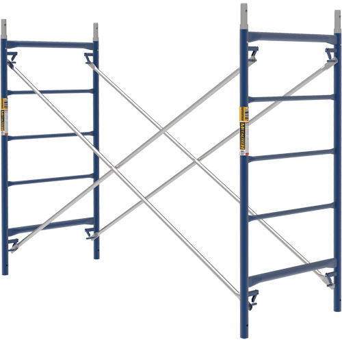 Scaffolding, Steel Frame, 84" D x 60" H Planification Entrepots Molloy