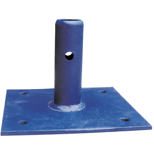 Scaffolding Accessories - Fixed Base Plate, Base Plate, 6" W x 6" H Planification Entrepots Molloy