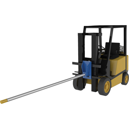 Forklift Carpet Boom, 108-1/2" Length, Carriage Mount, 2500 lbs. Capacity Planification Entrepots Molloy