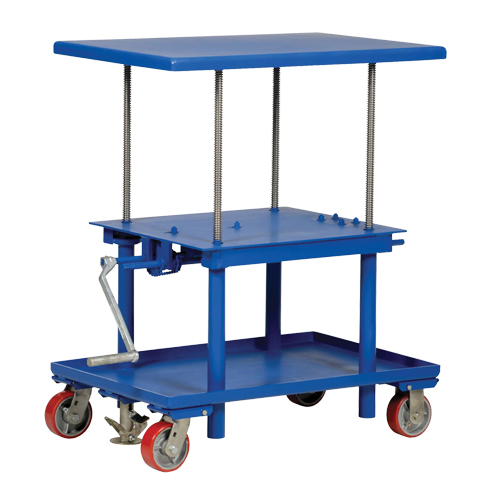 Hydraulic Lift Table, 24" L x 36" W, Steel, 2000 lbs. Capacity Planification Entrepots Molloy
